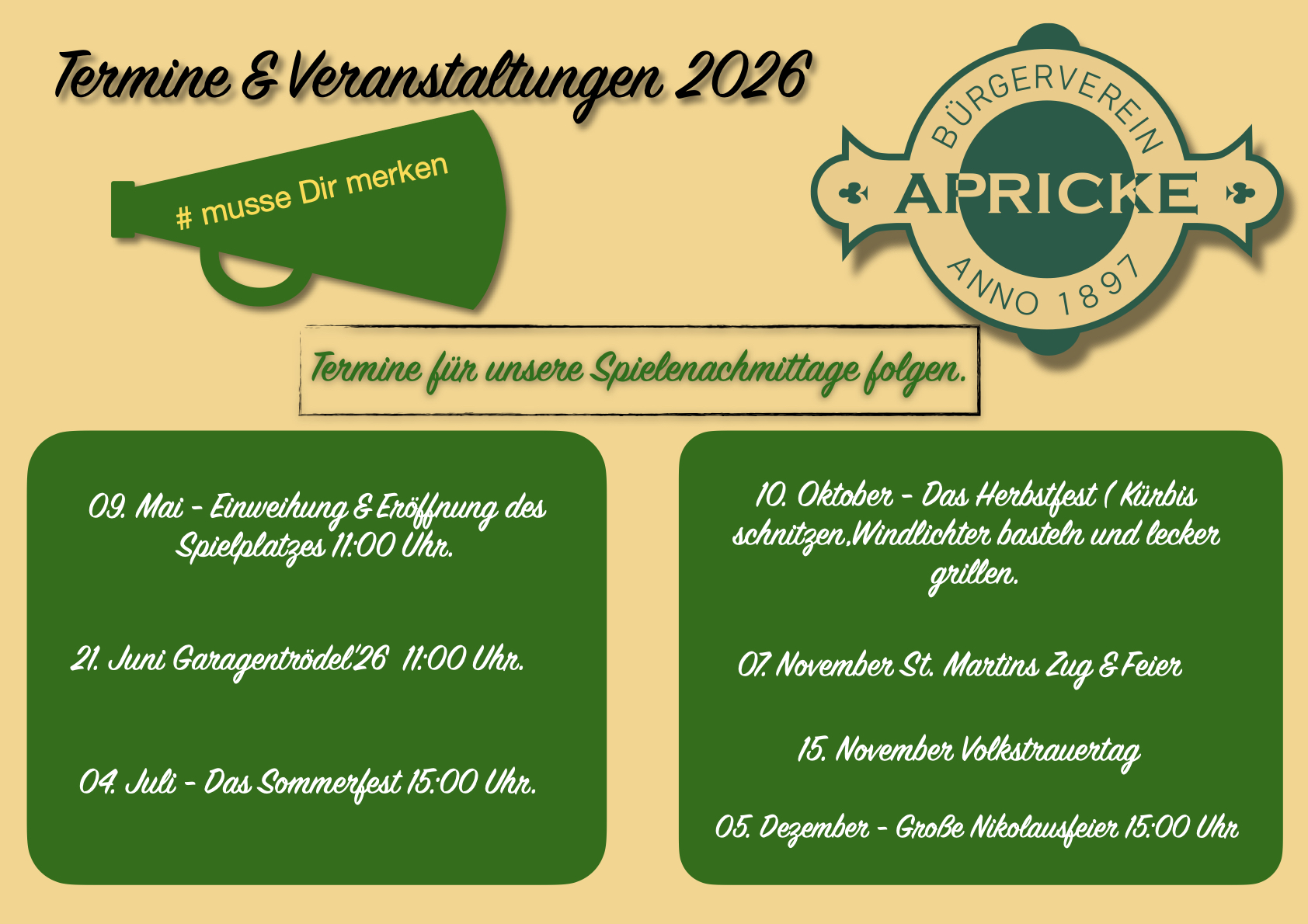 Termine  Veranstaltungen 2026 breit 5.1